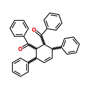 (7ci,8ci)-4,5-二苯甲酰基-3,6-二苯基-环己烯结构式_3586-64-9结构式