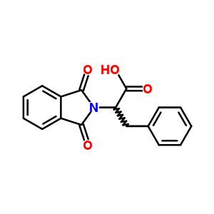 2-(1,3-二氧代异吲哚啉-2-基)-3-苯基丙酸结构式_3588-64-5结构式
