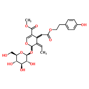 女贞甙结构式_35897-92-8结构式
