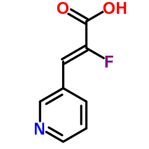 Z-2-氟-3-(3-吡啶)丙烯酸结构式_359435-42-0结构式
