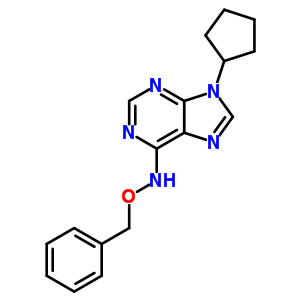 9-环戊基-n-(苯基甲氧基)-9H-嘌呤-6-胺结构式_35967-02-3结构式