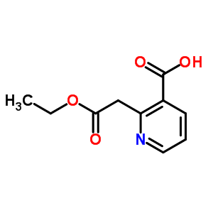 2-(2-乙氧基-2-氧代乙基)烟酸结构式_35969-51-8结构式