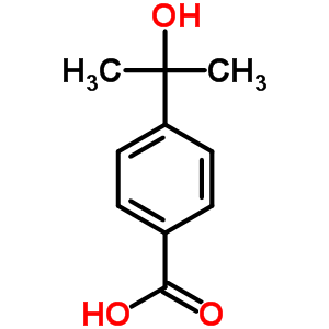 4-(2-羟基-2-丙基)苯甲酸结构式_3609-50-5结构式