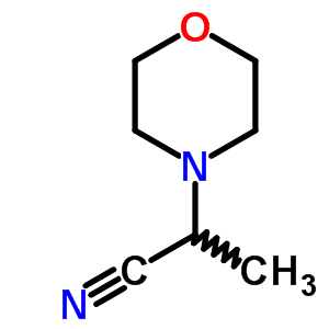 2-吗啉丙腈结构式_3626-56-0结构式