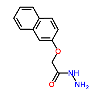 2-(2-萘氧基)乙酰肼结构式_36304-47-9结构式