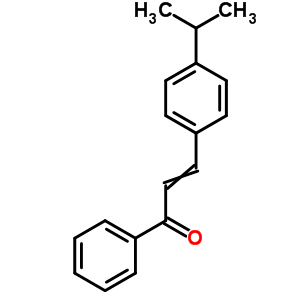 3-[4-(1-甲基乙基)苯基]-1-苯基-2-丙烯-1-酮结构式_36336-80-8结构式