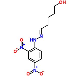 (5E)-5-[(2,4-二硝基苯基)肼基]-1-戊醇结构式_3638-33-3结构式