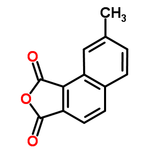 (9Ci)-8-甲基-萘并[1,2-C]呋喃-1,3-二酮结构式_36440-65-0结构式