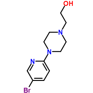 2-[4-(5-溴-2-吡啶)-1-哌嗪]乙醇结构式_364794-69-4结构式