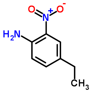 4-乙基-2-硝基苯胺结构式_3663-35-2结构式