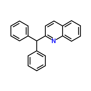 2-(二苯基甲基)-喹啉结构式_3678-74-8结构式