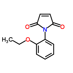 N-(2-乙氧基苯基)马来酰亚胺结构式_36817-57-9结构式