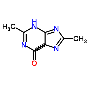 1,9-二氢-2,8-二甲基-6H-嘌呤-6-酮结构式_36827-61-9结构式