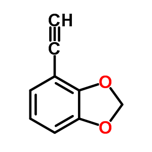 4-乙炔基-1,3-苯并二氧戊环结构式_369363-94-0结构式