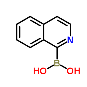 1-异喹啉硼酸结构式_3696-36-4结构式