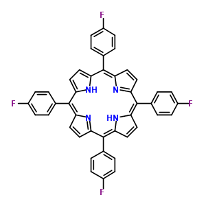 5,10,15,20-四(4-氟苯基)-21H,23H-卟吩结构式_37095-43-5结构式