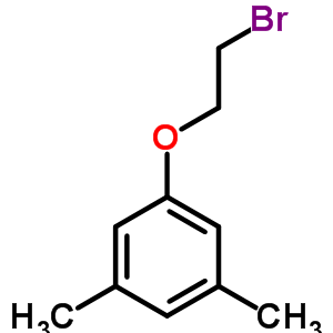 1-(2-溴乙氧基)-3,5-二甲基苯结构式_37136-93-9结构式