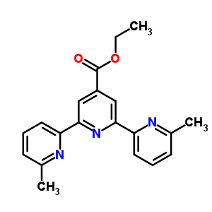 6,6-二甲基-[2,2:6,2-四吡啶]-4-羧酸乙酯结构式_372520-84-8结构式