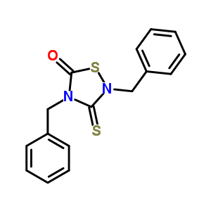 2,4-二苄基-5-氧代噻二唑烷-3-硫酮结构式_373357-10-9结构式