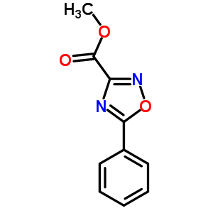5-苯基-1,2,4-噁二唑-3-羧酸甲酯结构式_37384-61-5结构式