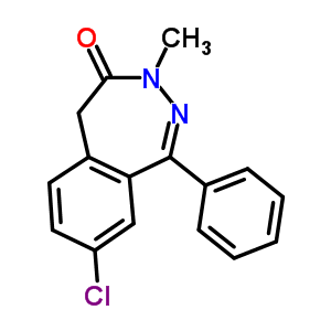 异地西泮结构式_37388-25-3结构式
