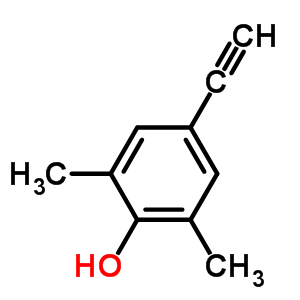 4-乙炔-2,6-二甲基-苯酚结构式_374067-81-9结构式