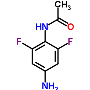 n-(4-氨基-2,6-二氟苯基)-乙酰胺结构式_3743-95-1结构式