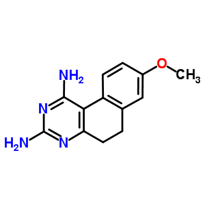 1,3-二氨基-5,6-二氢-8-甲氧基苯并(f)喹唑啉结构式_37436-50-3结构式