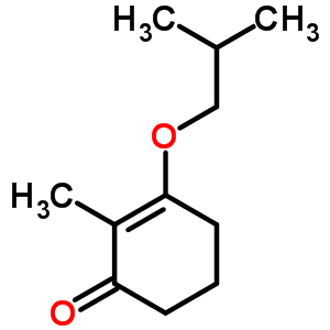 (9ci)-2-甲基-3-(2-甲基丙氧基)-2-环己烯-1-酮结构式_37457-15-1结构式