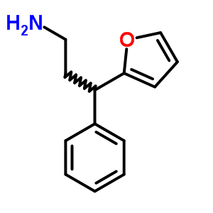 3-呋喃-2-基-3-苯基-丙胺结构式_374910-04-0结构式