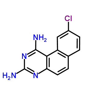 9-氯-苯并(f)喹唑啉-1,3-二胺结构式_37521-56-5结构式