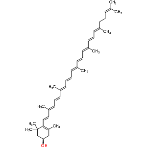 玉紅黃素|3-羟基胡萝卜素结构式_3763-55-1结构式