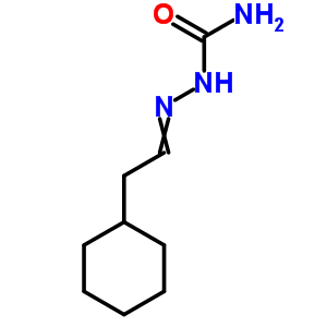 2-(2-环己基亚乙基)-肼羧酰胺结构式_3764-18-9结构式