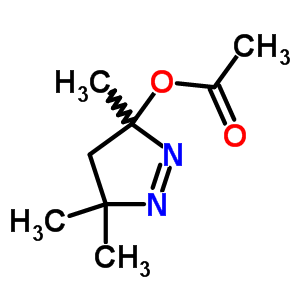 (3,5,5-三甲基-4H-吡唑-3-基)乙酸酯结构式_37696-47-2结构式