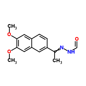 N-[1-(6,7-二甲氧基萘-2-基)亚乙基氨基]甲酰胺结构式_37707-75-8结构式