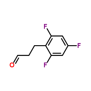 3-(2,4,6-三氟-苯基)-丙醛结构式_377084-11-2结构式