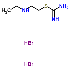 2-乙基氨基乙基硫基甲脒二氢溴酸盐结构式_37914-75-3结构式 2-乙基氨基乙基硫基甲脒二氢溴酸盐结构式_37914-75-3结构式