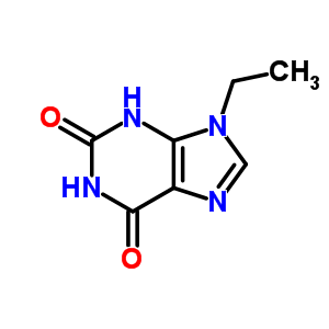 9-乙基-3H-嘌呤-2,6-二酮结构式_37962-92-8结构式