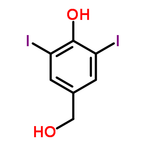 4-羟基-3,5-二碘苄醇结构式_37987-26-1结构式