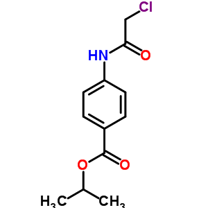 4-[(氯乙酰基)氨基]苯甲酸异丙酯结构式_38064-88-9结构式
