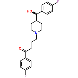 1-(4-氟苯基)-4-[4-[(4-氟苯基)-羟基甲基]哌啶-1-基]丁烷-1-酮结构式_38077-12-2结构式