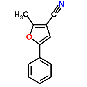 2-甲基-5-苯基-3-氰基呋喃结构式_382167-57-9结构式