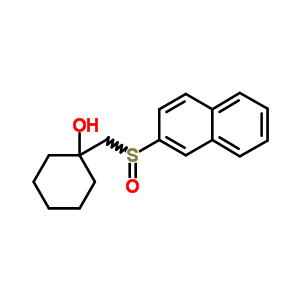 1-((2-萘亚磺酰基)甲基)环己醇结构式_38226-53-8结构式
