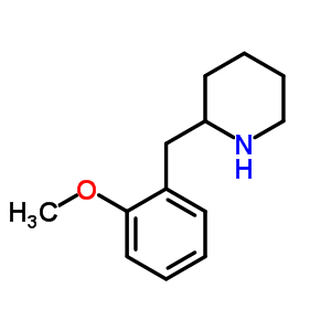 2-(2-甲氧基苄基)哌啶结构式_383128-44-7结构式