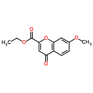7-甲氧基-4-氧代-色烯-2-羧酸乙酯结构式_38322-74-6结构式