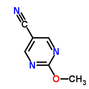 2-甲氧基嘧啶-5-甲腈结构式_38373-47-6结构式