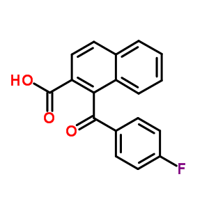 1-(4-氟苯甲酰基)-2-萘羧酸结构式_3851-52-3结构式