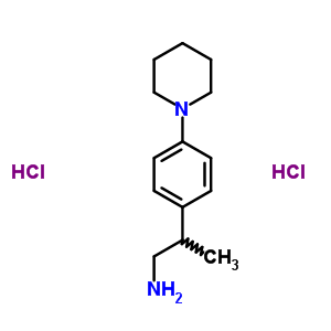 2-(4-哌啶-1-基苯基)丙-1-胺二盐酸盐结构式_38589-14-9结构式