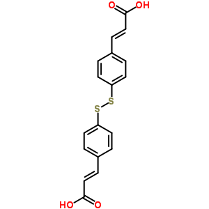 4,4’-二硫代二肉桂酸结构式_38650-27-0结构式
