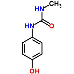 1-(4-羟基苯基l)-3-甲基脲结构式_38652-14-1结构式